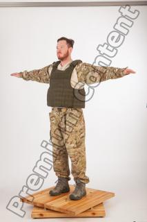 Soldier in American Army Military Uniform 0045
